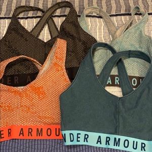Set of 4 under armor sports bras